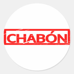 Chabón Stamp Classic Round Sticker