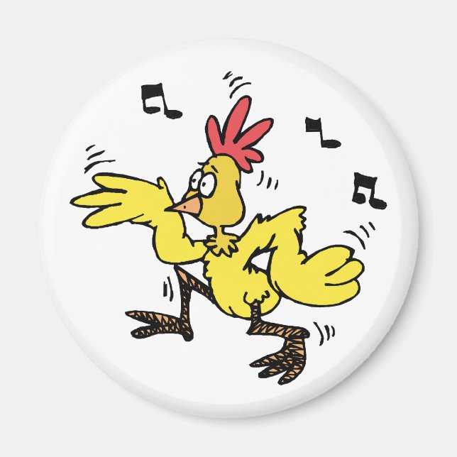 ChaChaCha Chicken Magnet (Front)