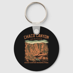 Chaco Canyon National Park Pueblo Indian New Mexic Keychain