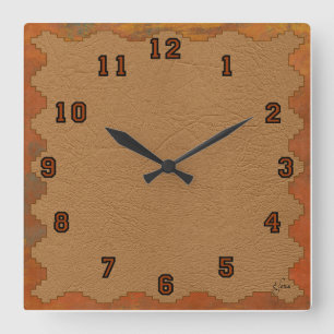 Chaco Square Wall Clock