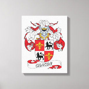 Chacon Family Crest Canvas Print