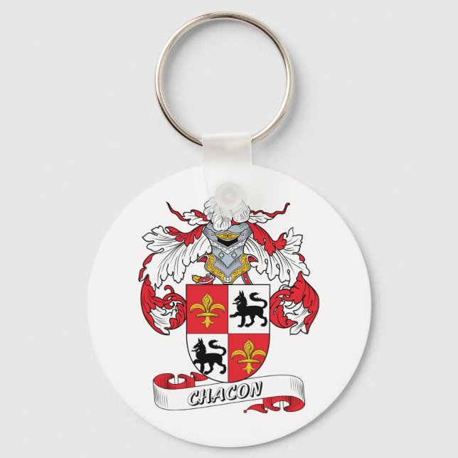 Chacon Family Crest Keychain (Front)