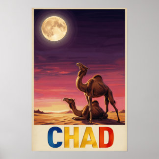 Chad, Africa poster