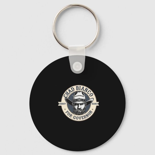 Chad Bianco For Governor 2026  Keychain (Front)