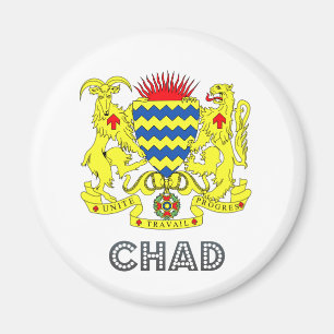 Chad Coat of Arms Magnet
