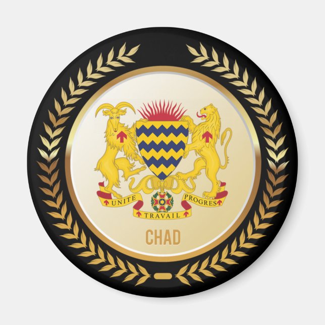 Chad Coat Of Arms Magnet (Front)