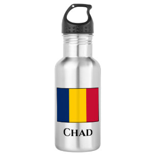 Chad Flag 532 Ml Water Bottle