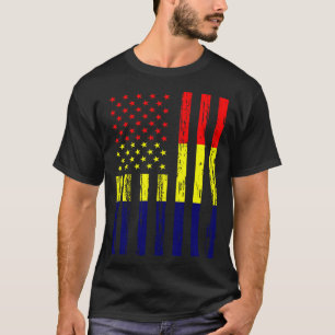 Chad Flag America US It is in my DNA  for Chadians T-Shirt