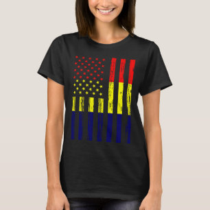 Chad Flag America US It is in my DNA for Chadians T-Shirt