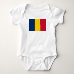 Chad Flag Baby Bodysuit