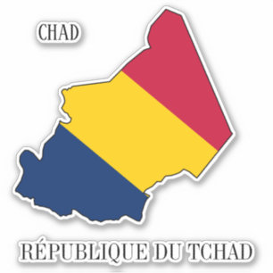Chad Flag Charming Patriotic Map