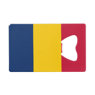 Chad Flag Credit Card Bottle Opener