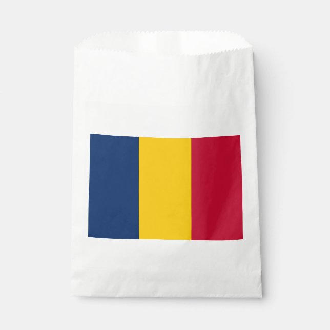Chad Flag Favour Bag (Front)