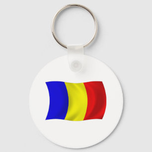 Chad Flag Keychain
