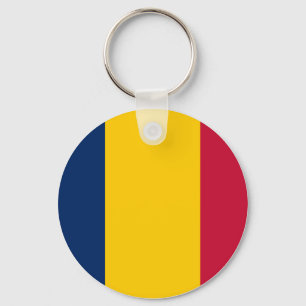 Chad Flag Keychain