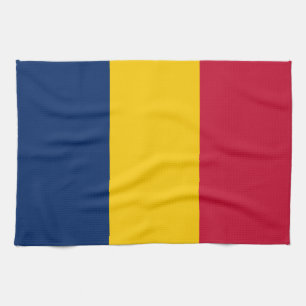 Chad Flag Kitchen Towel