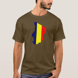 Chad flag map T-Shirt