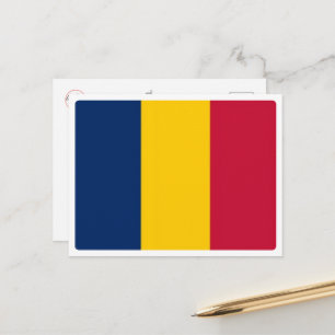 Chad - Flag - Postcard