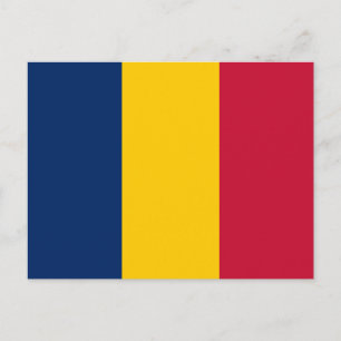 Chad Flag Postcard