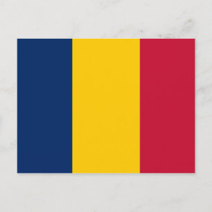 Chad Flag Postcard