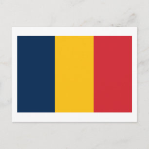 Chad Flag Postcard