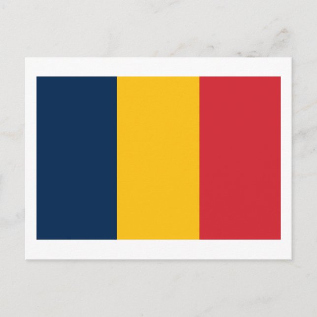 Chad Flag Postcard (Front)