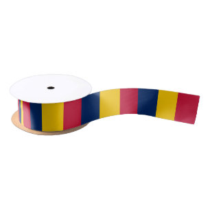 Chad Flag Satin Ribbon