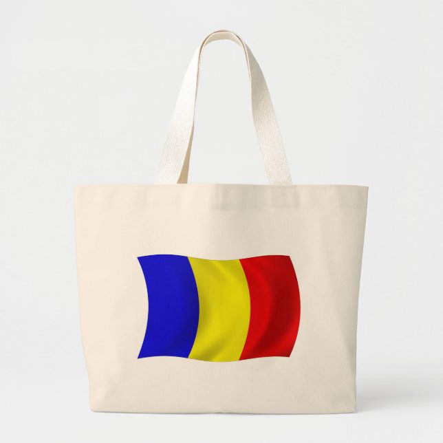 Chad Flag Tote Bag (Front)