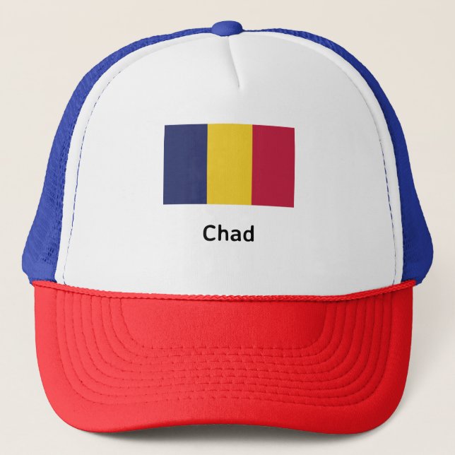 Chad Flag Trucker Hat (Front)