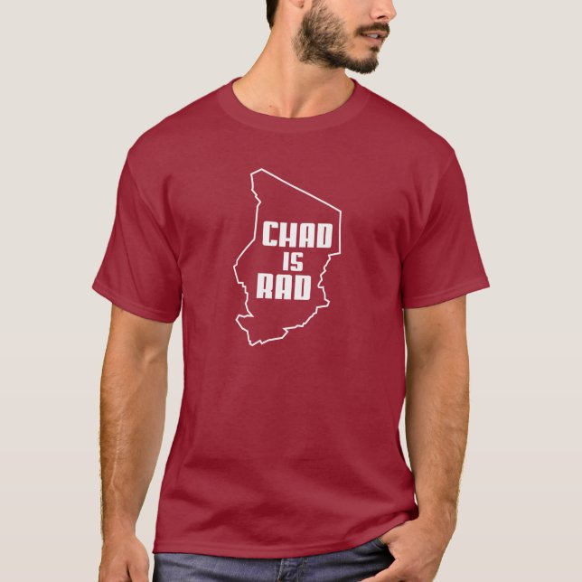 Chad is Rad Outline T-Shirt (Front)