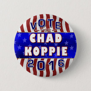 Chad Koppie President 2016 Election Constitution 2 Inch Round Button