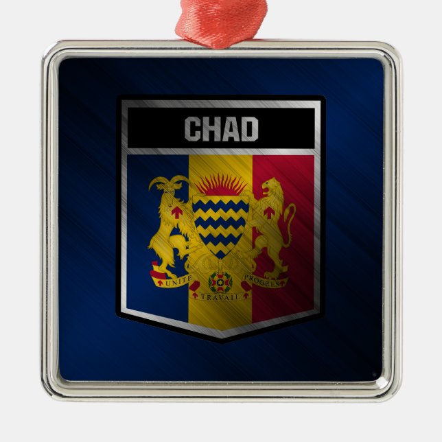 Chad Metal Ornament (Front)