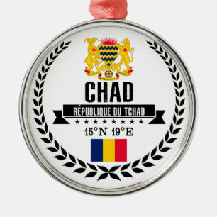 Chad Metal Ornament