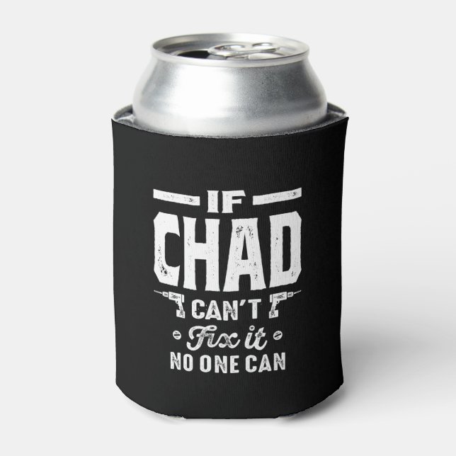 Chad Personalized Name Birthday Can Cooler (Can Front)
