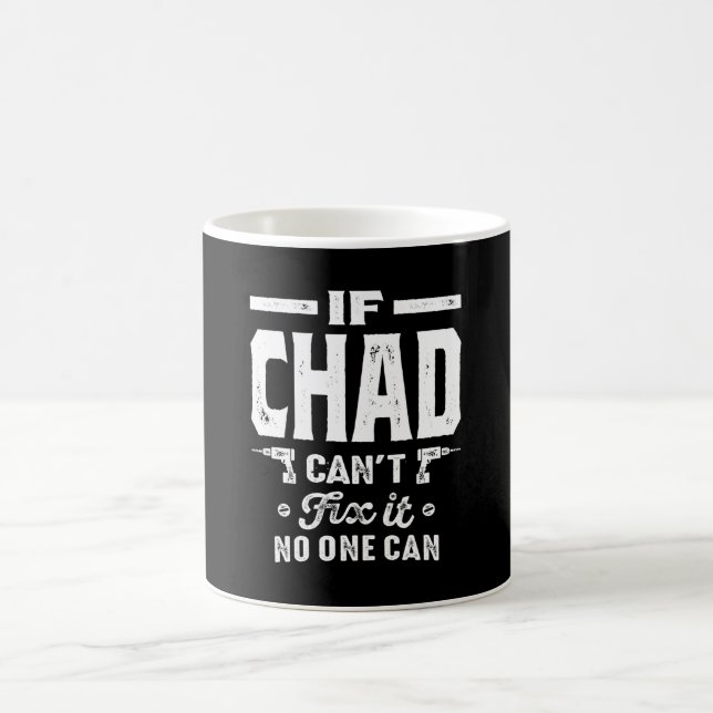 Chad Personalized Name Birthday Coffee Mug (Center)