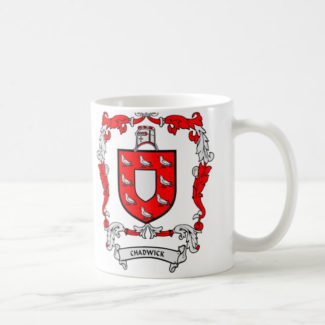 CHADWICK Coat of Arms Coffee Mug (Right)