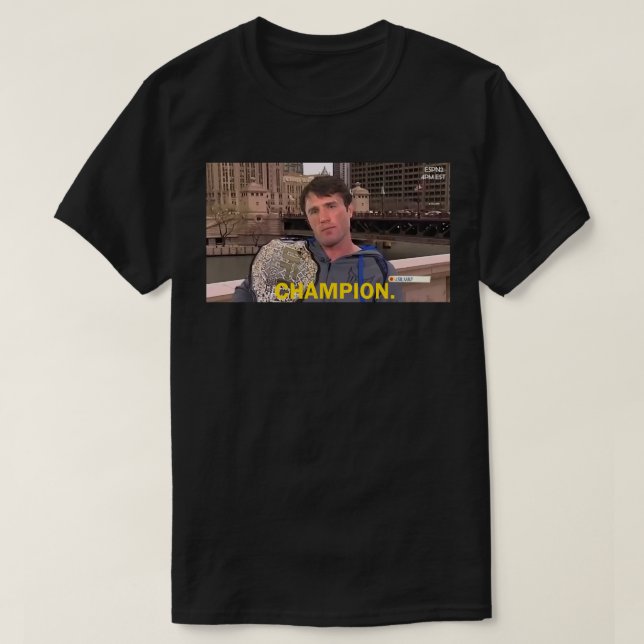 Chael Sonnen Middleweight Champ Classic T Shirt (Design Front)