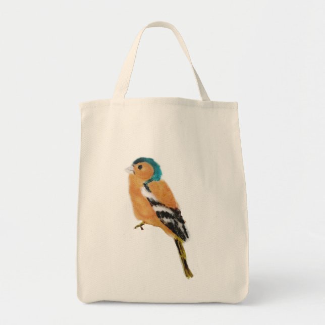 Chaffinch Bird Art Tote Bag (Front)
