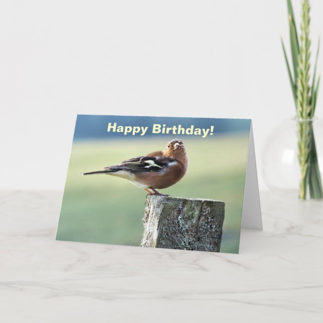 CHAFFINCH CARD (Front)