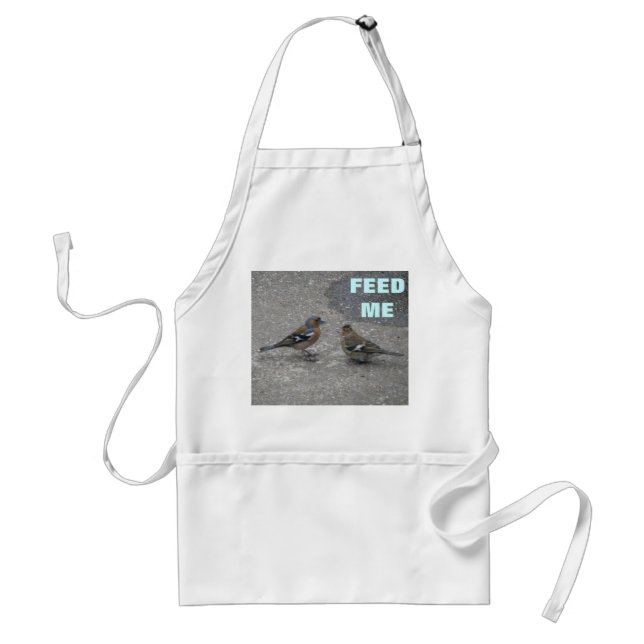 Chaffinch Feed Me Cooking Apron (Front)
