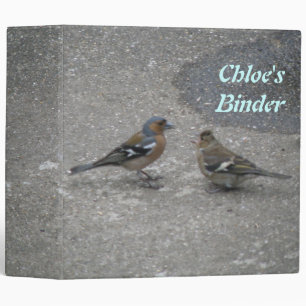 Chaffinch Feed Me Custom Binder