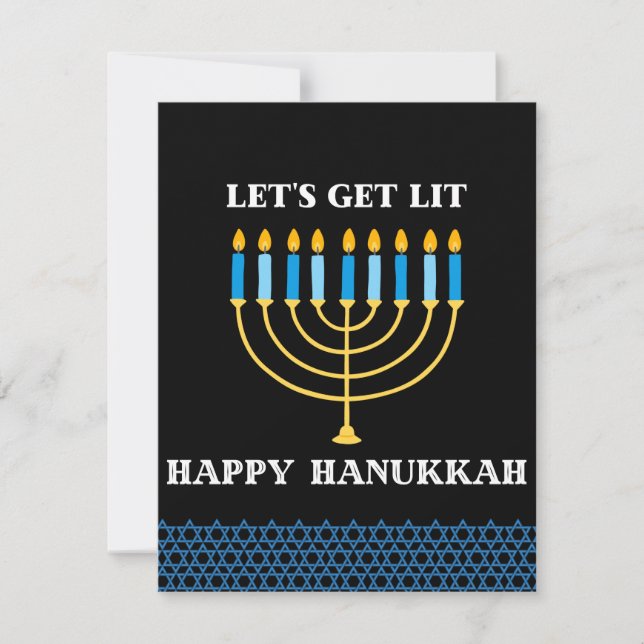 Chag Hanukkah Sameach 2021 Holiday Card (Front)