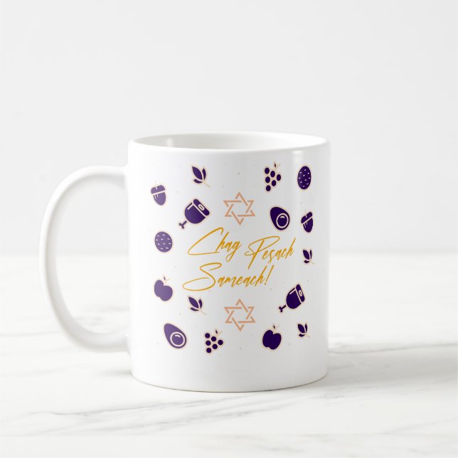 CHag Pesach Sameach Coffee Mug (Left)