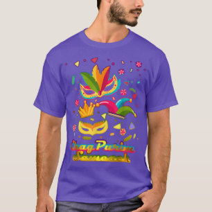 Chag Purim Sameach Jewish Holiday Happy Colourful T-Shirt