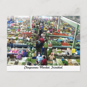 Chaguanas Market, Trinidad Postcard