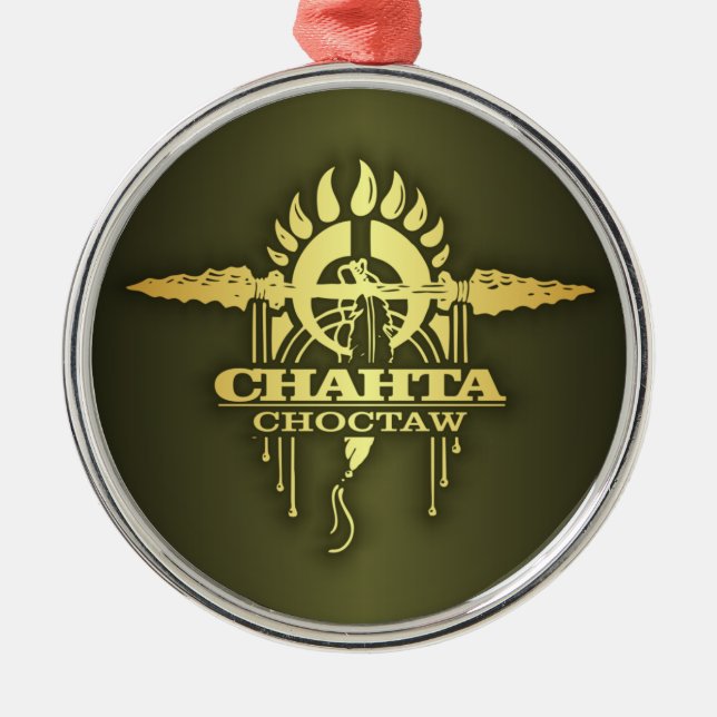 Chahta (Choctaw) 2o Metal Ornament (Front)