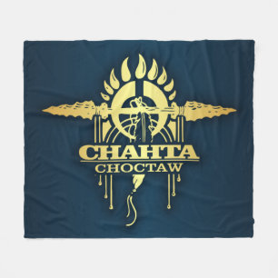Chahta (Choctaw) Fleece Blanket