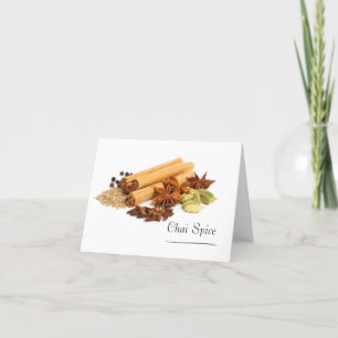 Chai Spice Note Cards