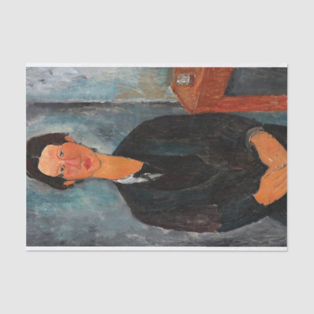 Chaim Soutine by Amedeo Modigliani Tissue Paper (Front)