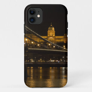 Chain Bridge with Buda Castle Hungary Budapest iPhone 11 Case